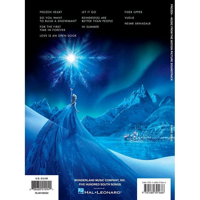 Hal Leonard - Frozen: Music From The Motion Picture Piano Solo