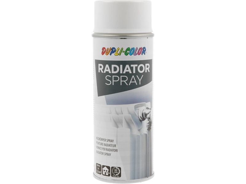 DUPLI-COLOR Sprühfarbe Radiator Spray glänzend Weiss, 400 m Heizkörper-Lack