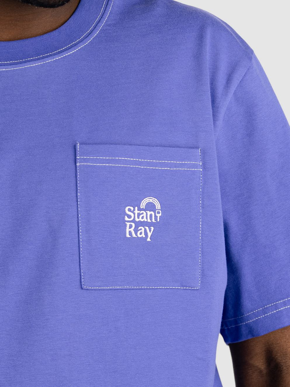 Stan Ray Ray-Bow Pocket T-Shirt blue iris