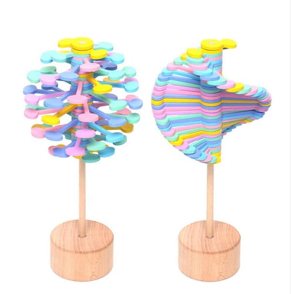 Lollipopter fidget spinning leketøy, Pastellfarger