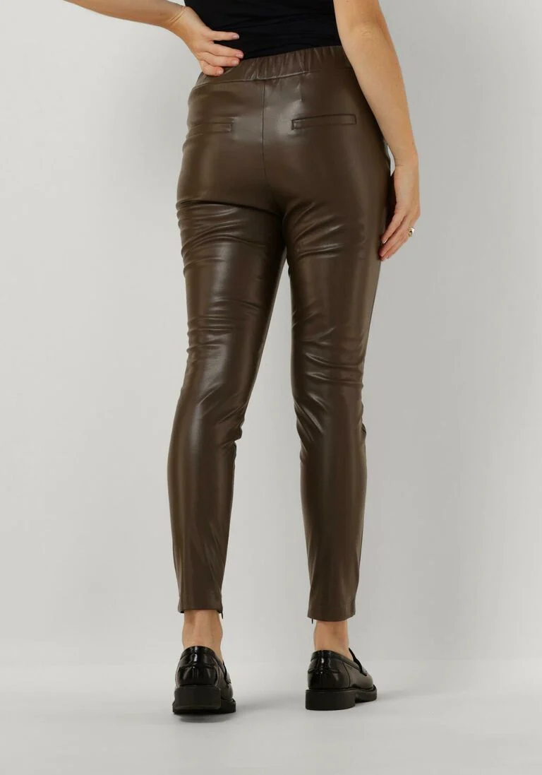SIMPLE groene simple legging jer-poly-pu-23-1