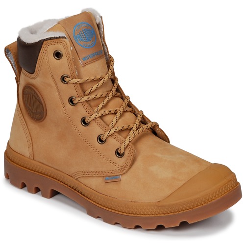 Palladium - PAMPA SPORT CUFF WPS - Jaune / Marron