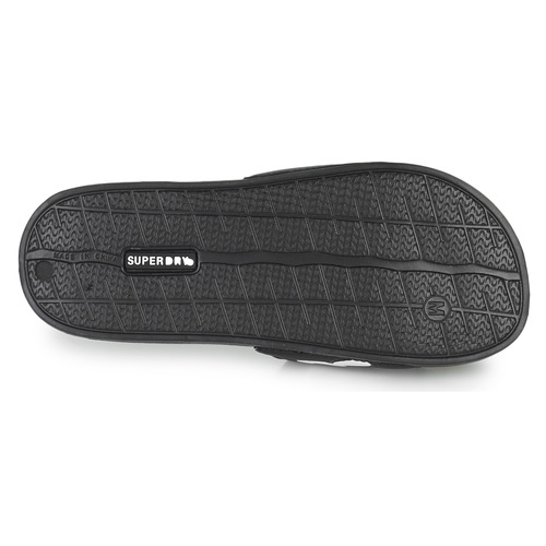 Superdry - CODE CORE POOL SLIDE - Noir