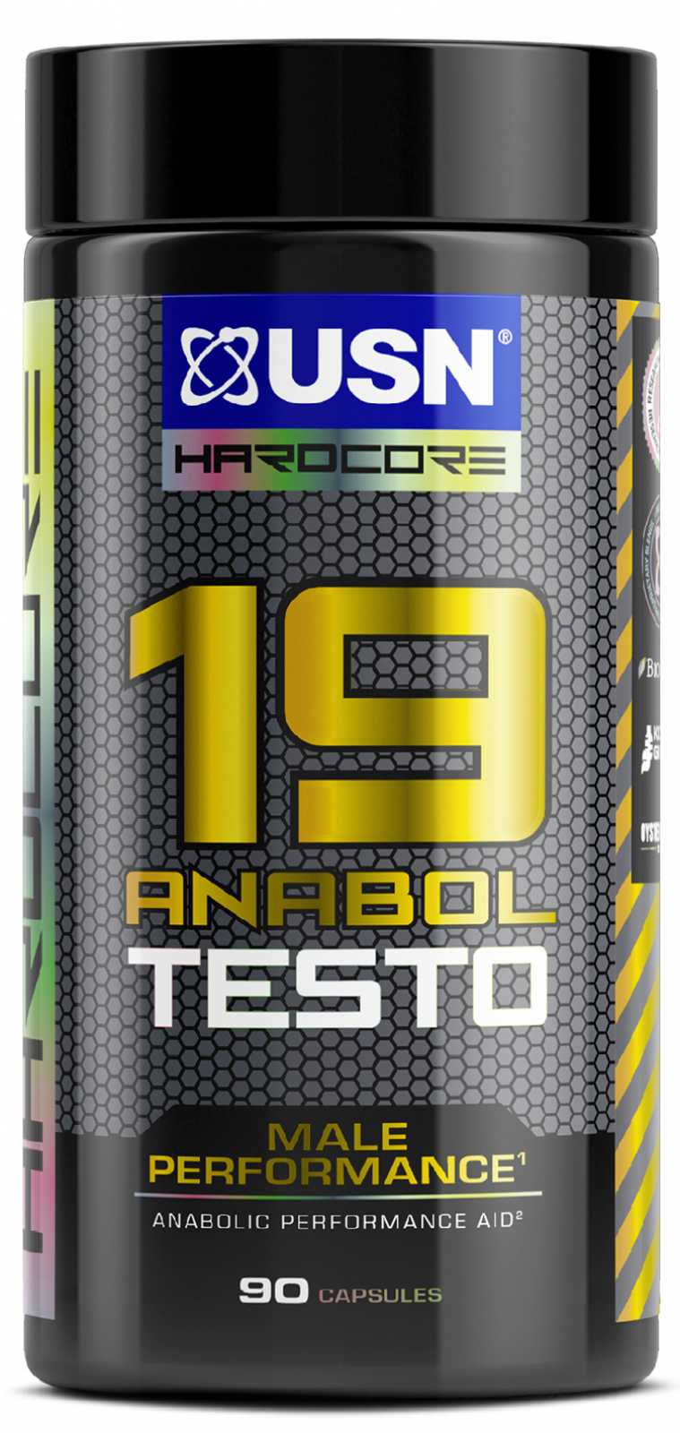 USN 19-Anabol Testo 90 cápsulas.