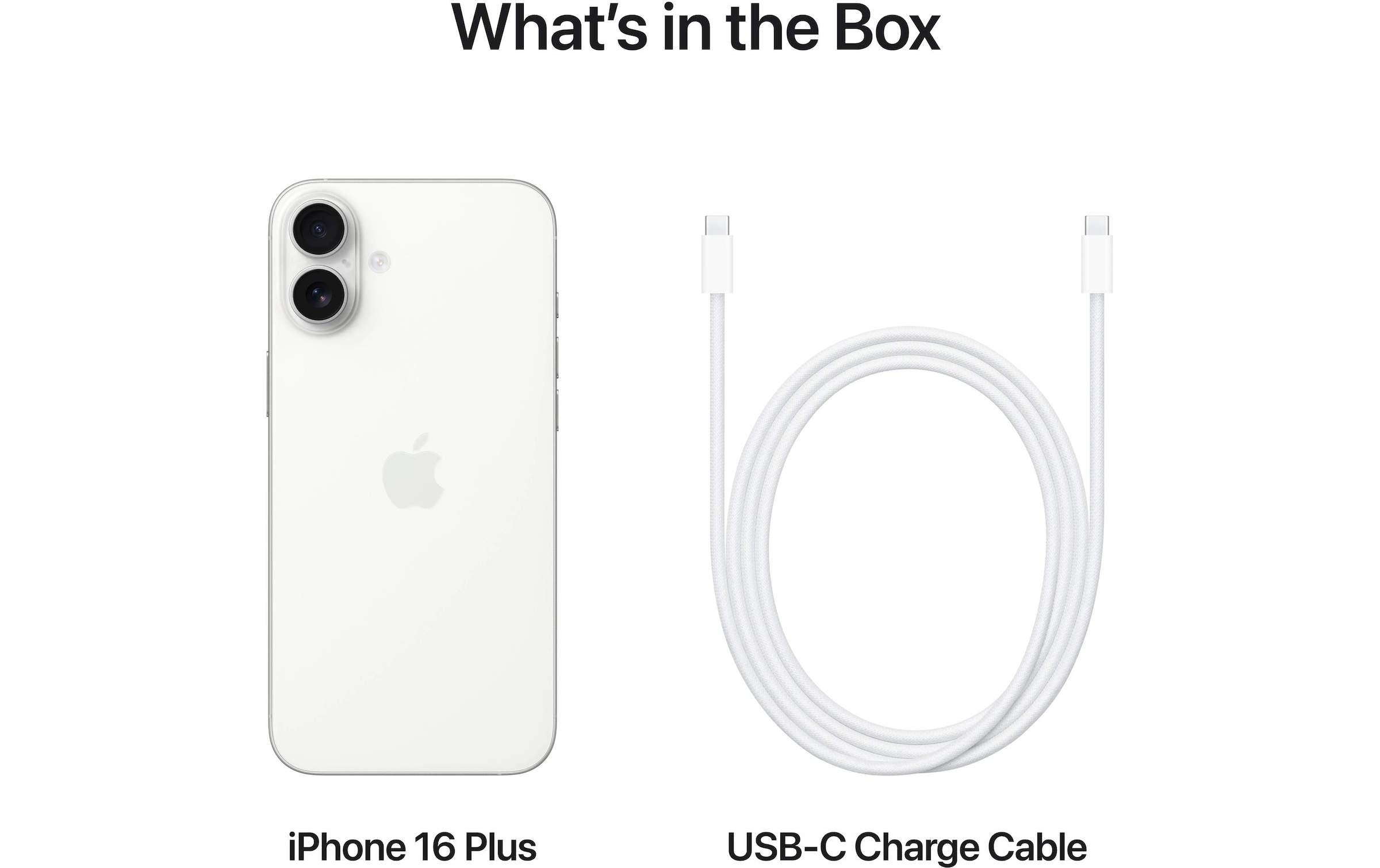 Apple Smartphone »iPhone 16 Plus« weiss MY1X3QL/A