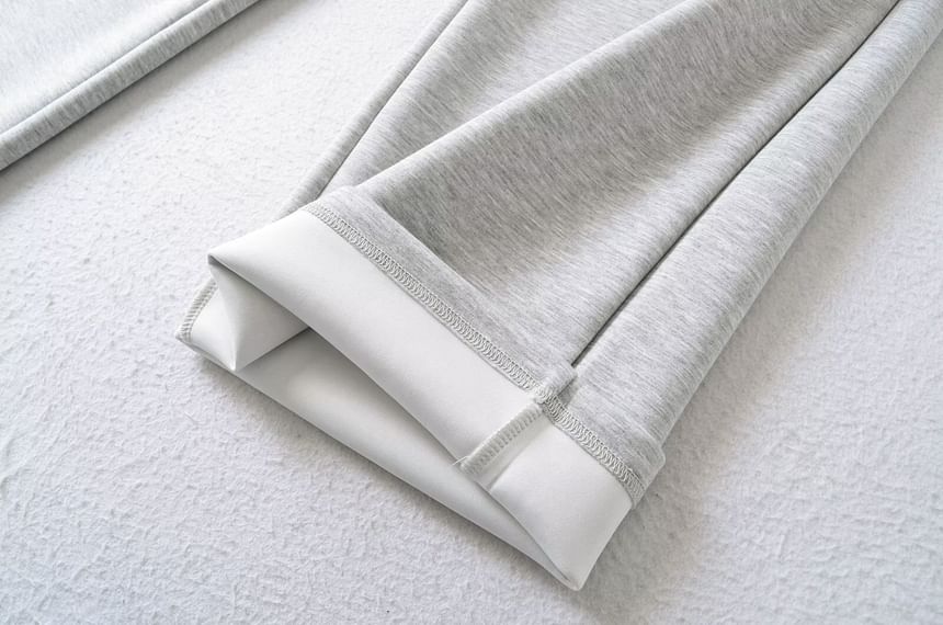 Overing - Broek met wijde pijpen en trekkoord in de taille