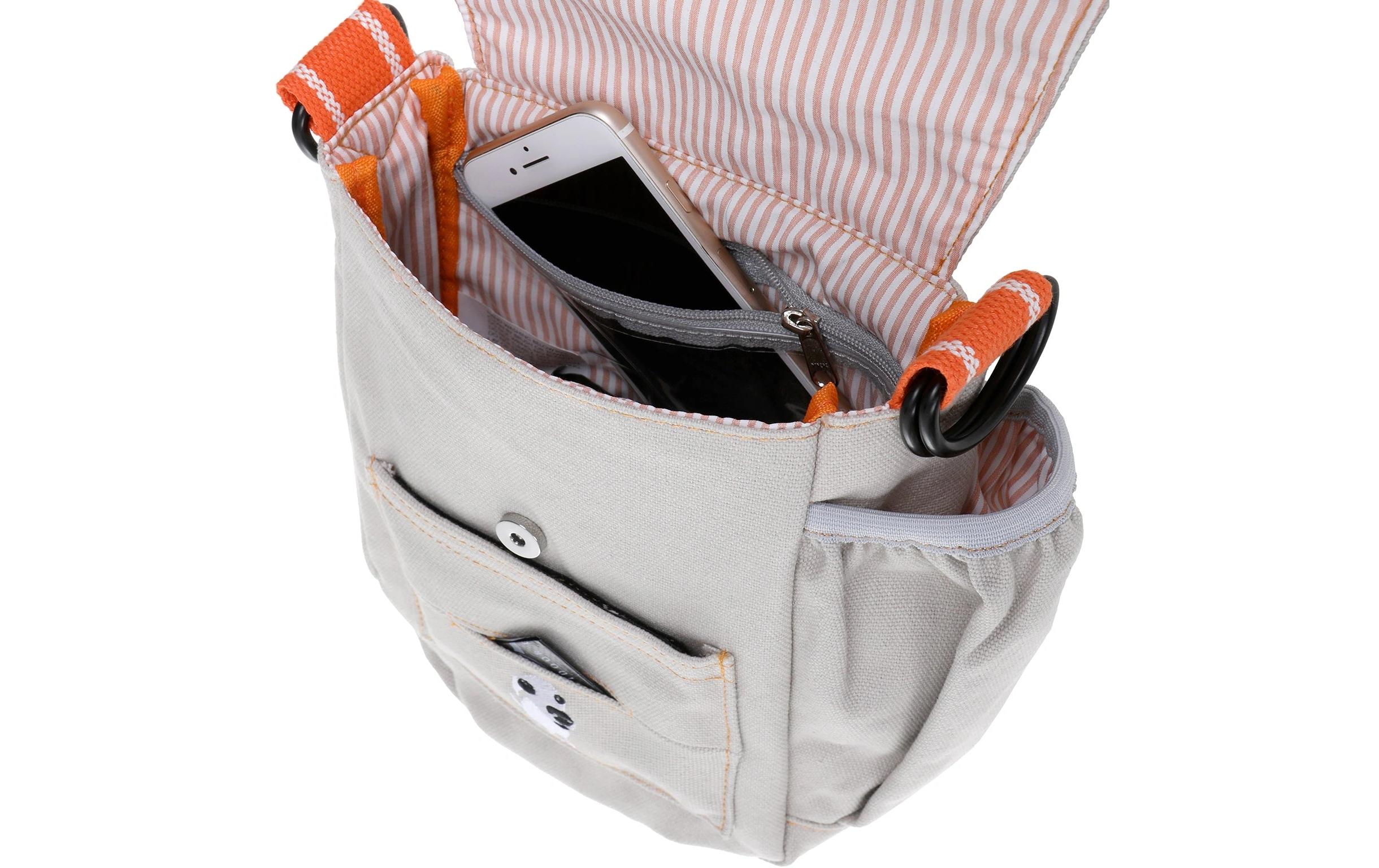 Shoulder Bag GrauHunde-Walking-Tasche