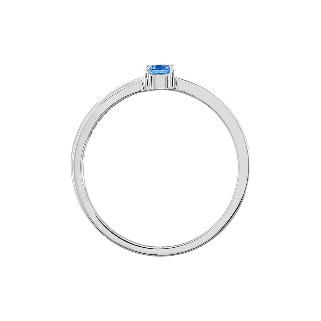 Bague Bertheline Argent Blanc Oxyde De Zirconium