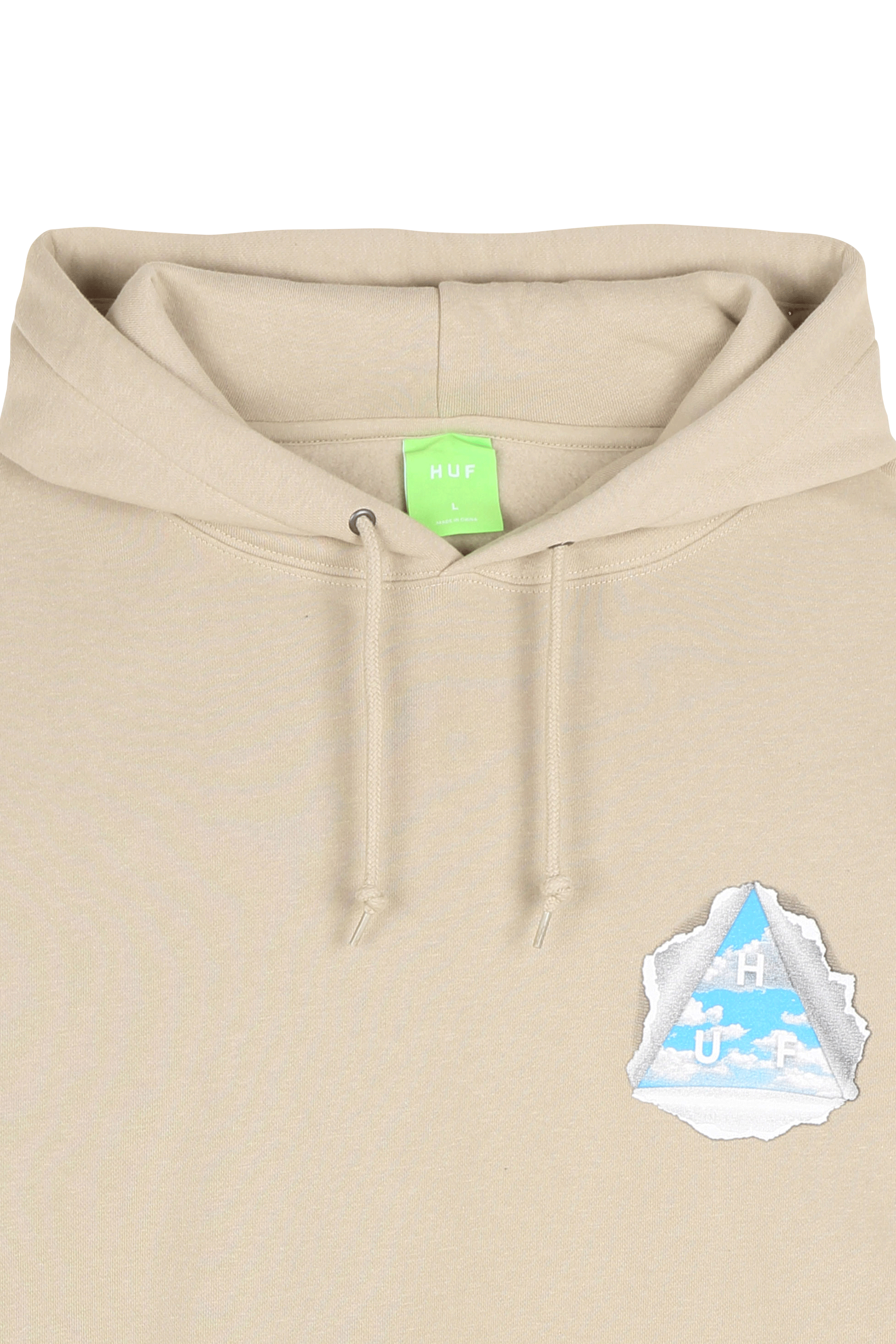 HUF Hoodie TEAR YOU A NEW ONE Beige