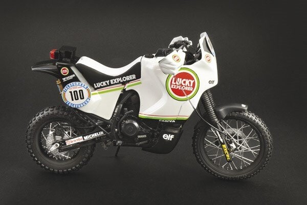 Italeri - Cagiva Elefant Motorcykel Byggesæt - Paris Dakar 1987 - 1:9 - 4643