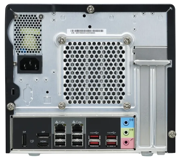 Shuttle XPC cube SH570R6 Plus - Barebone - mini PC LGA1200 sokkel - Intel H570 - uden CPU - RAM 0 GB - Gigabit Ethernet - sort
