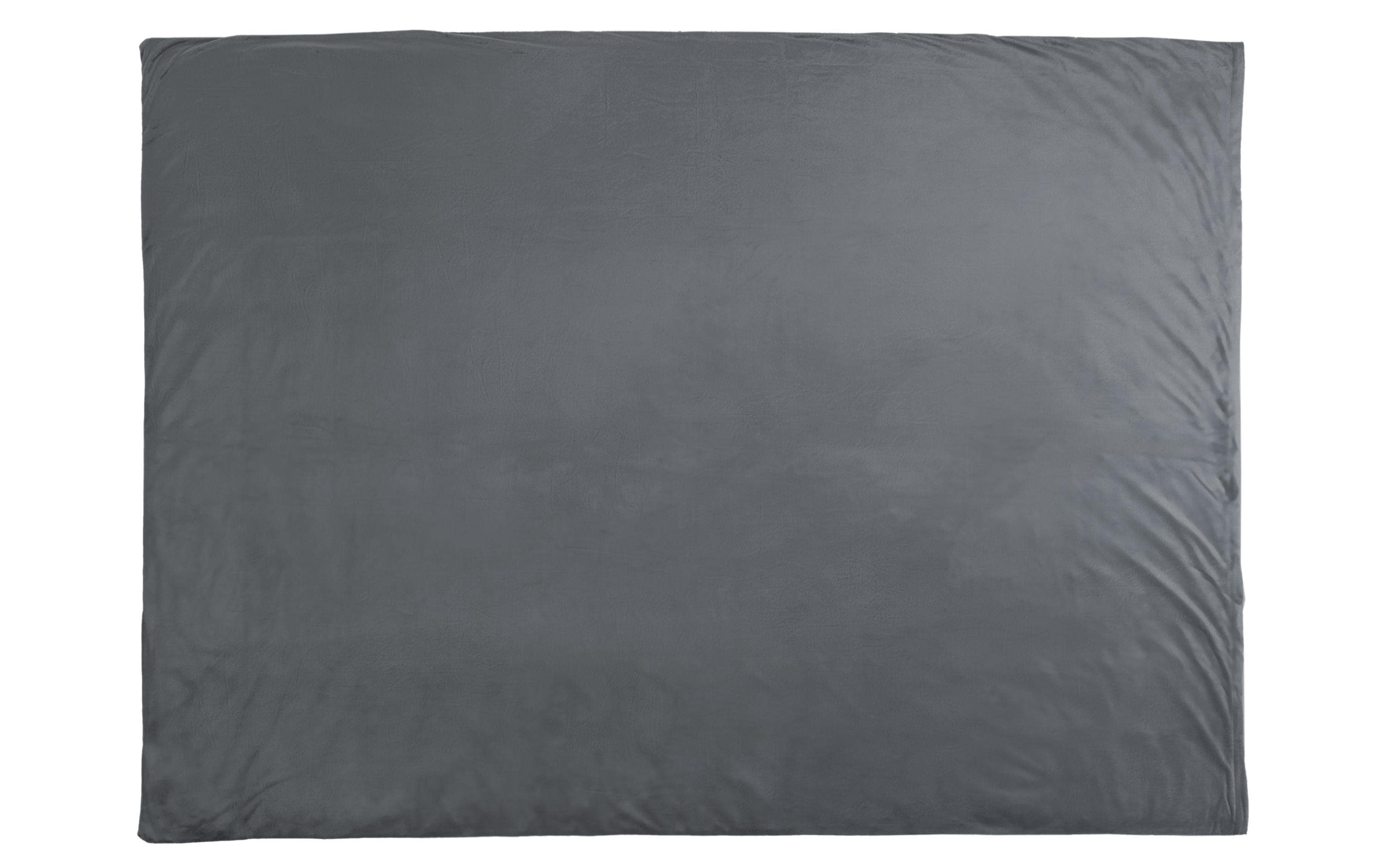 Gewichtsdecke 6.5 kg, 160 x 210 cm, GrauTherapiedecke mit Samtbezug für entspannte Nächte