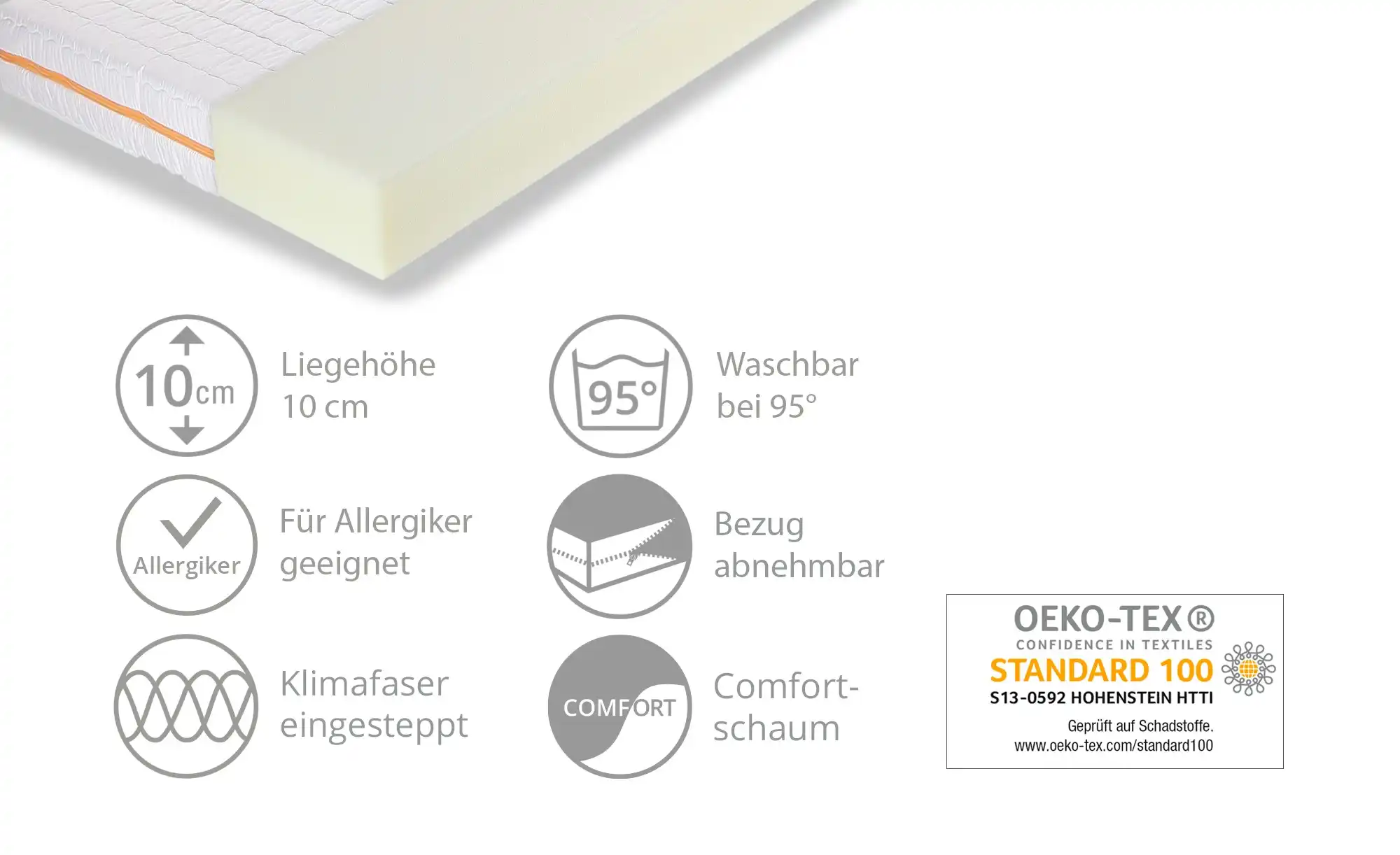 Ratzzz Komfortschaummatratze Nachteule