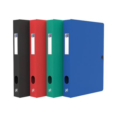 Oxford Memphis - Boîte de classement plastique - dos 40 mm - disponible dans différentes couleurs