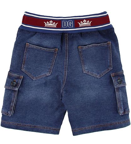 Dolce & Gabbana Shorts - Blå Denim m. R?d