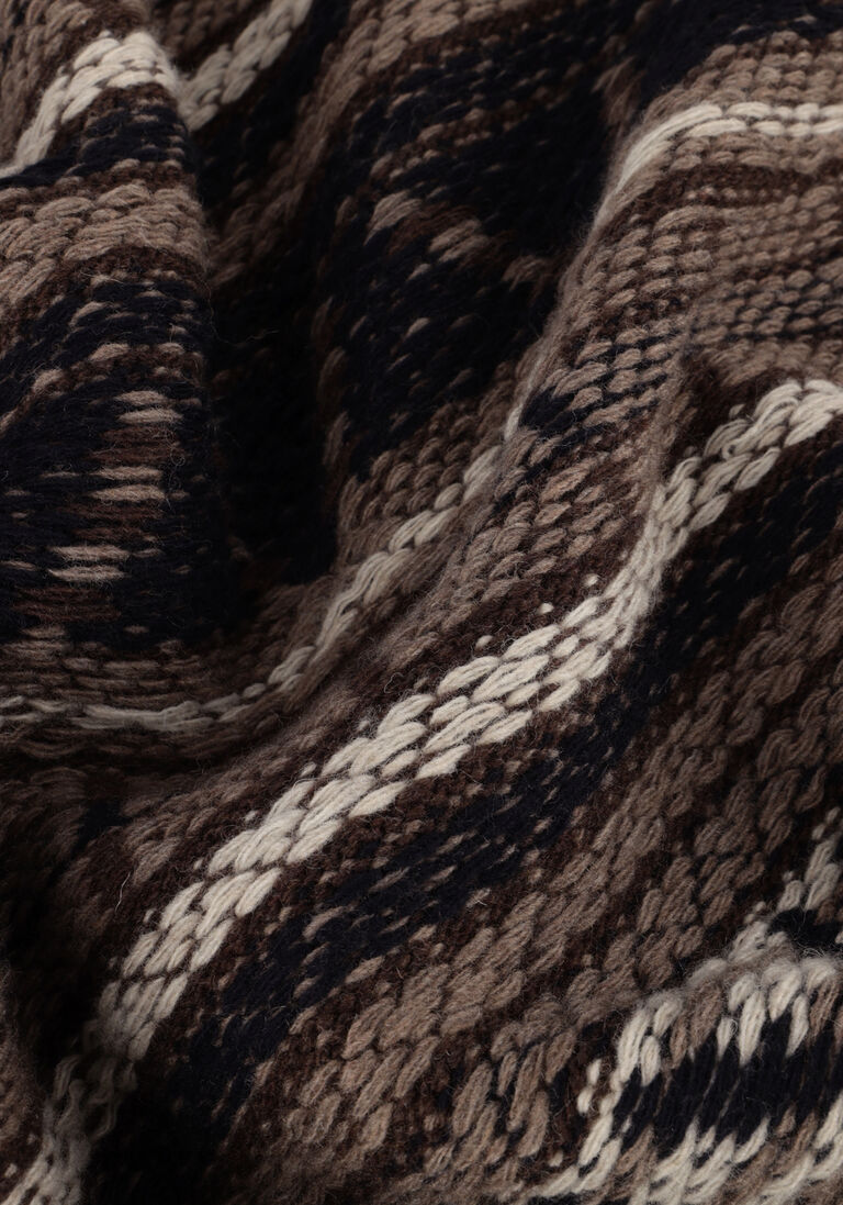 donkerblauwe forét spencer cone jacquard vest