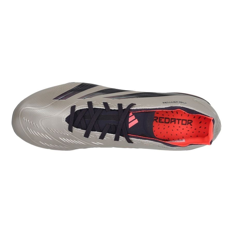 adidas Predator League FG Vivid Horizon - Argenté/Aurora Black/Turbo