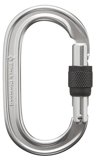 BLACK DIAMOND - MOUSQUETON OVAL KEYLOCK SCREWGATE