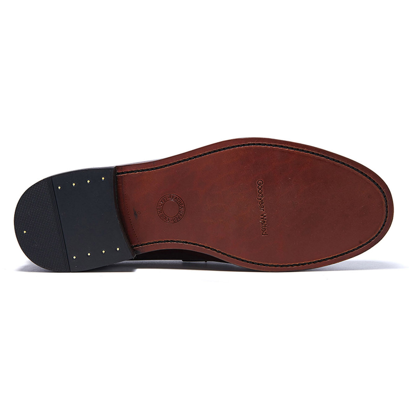 British Passport Mocassins en Cuir Julio bordeaux