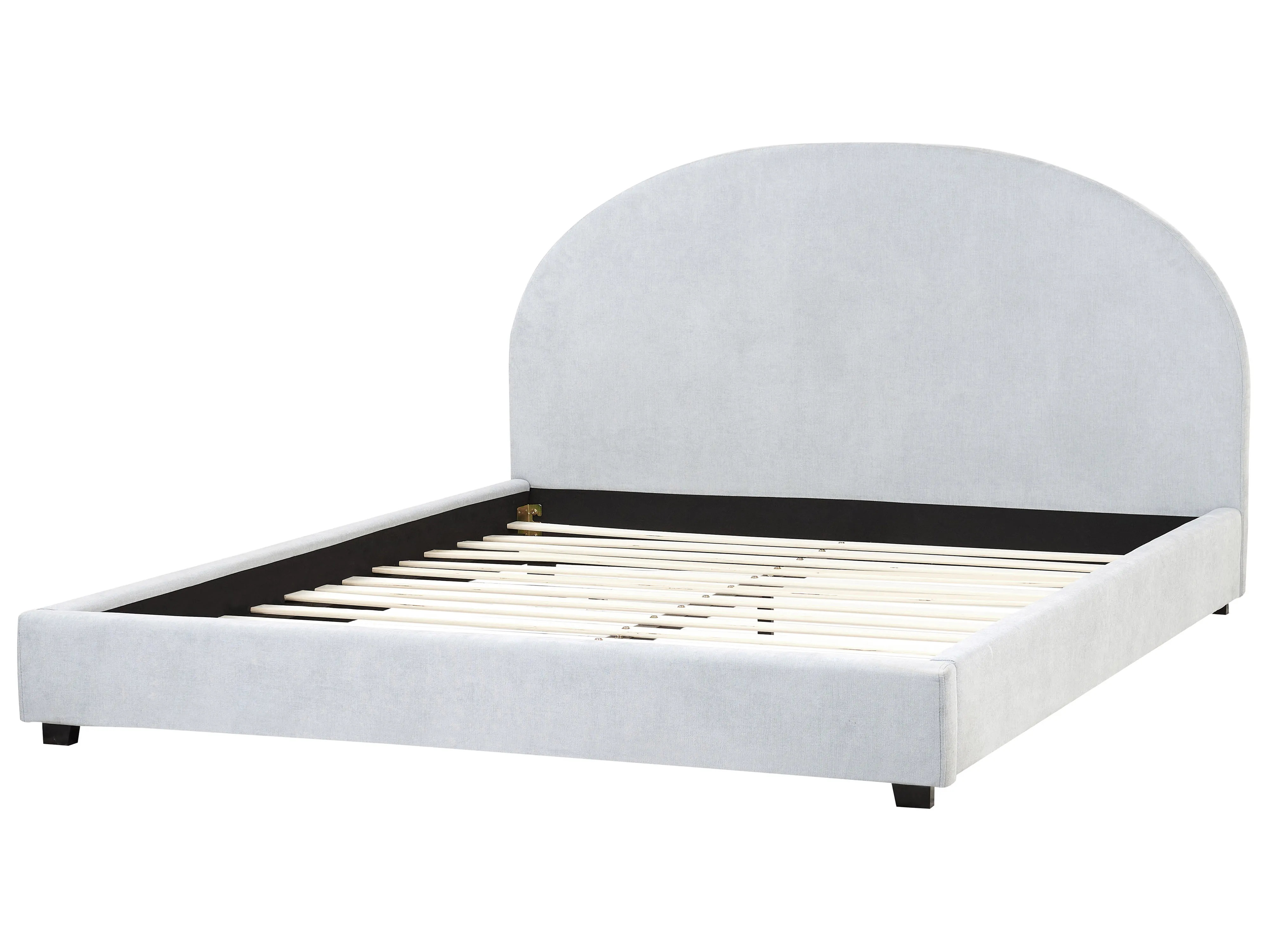 Bed Chenille VAUCLUSE 180 x 200 cm Lichtblauw
