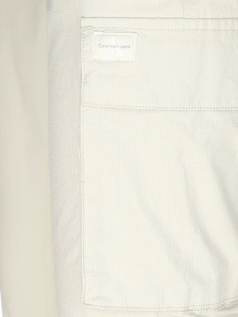 CALVIN KLEIN JEANS Cargohose Skinny Fit creme