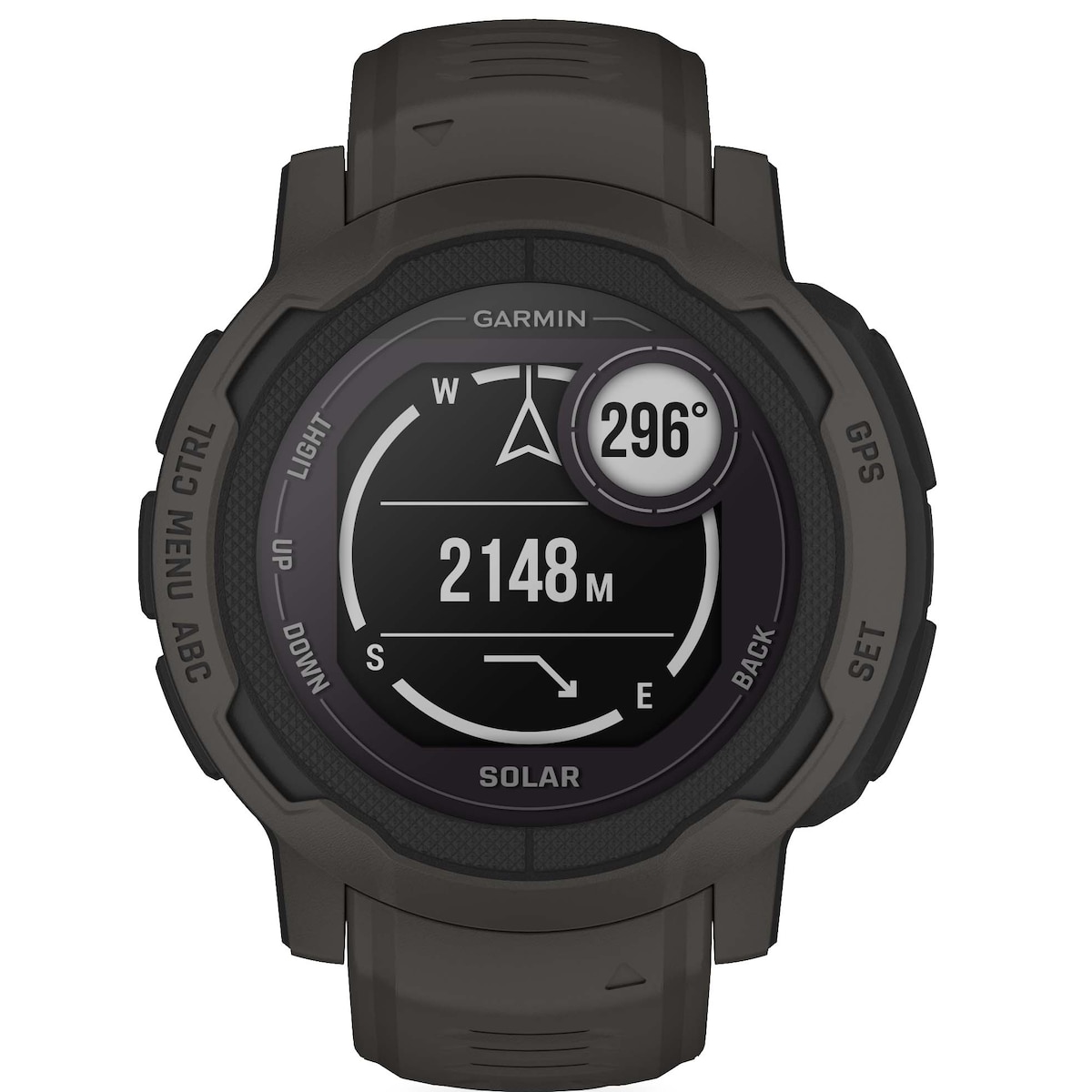 Garmin Instinct 2 Solar utendørsklokke (grafitt)
