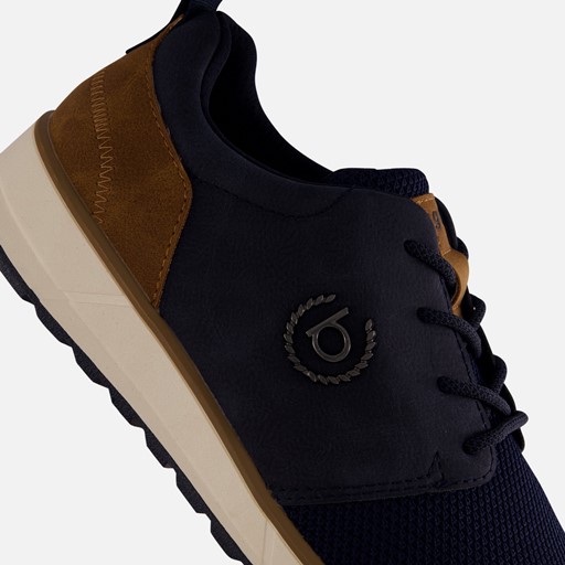 Bugatti Artic Sneakers blauw Textiel
