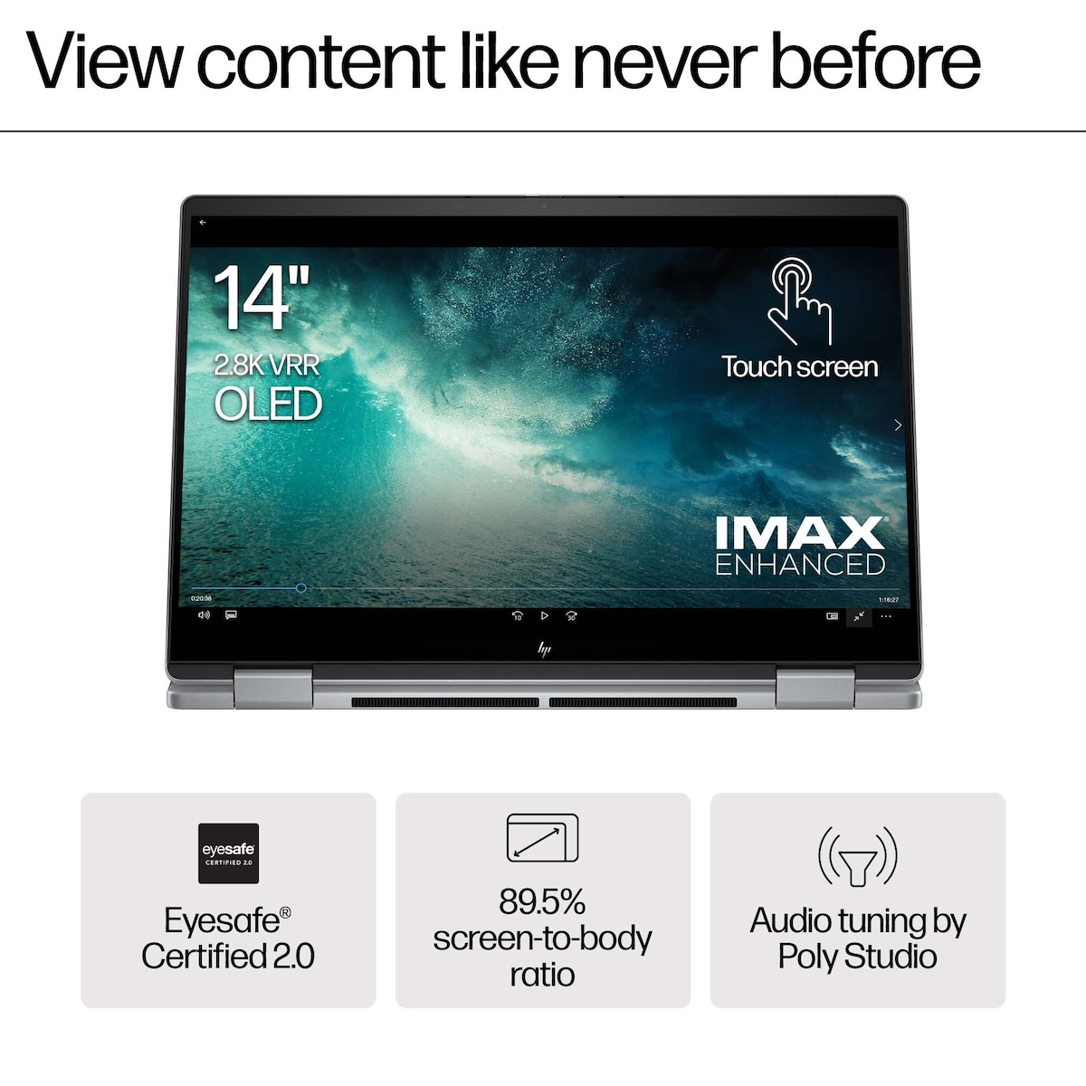 HP Envy X360 R7-8840HS/16/1024 2-in-1 bærbar PC