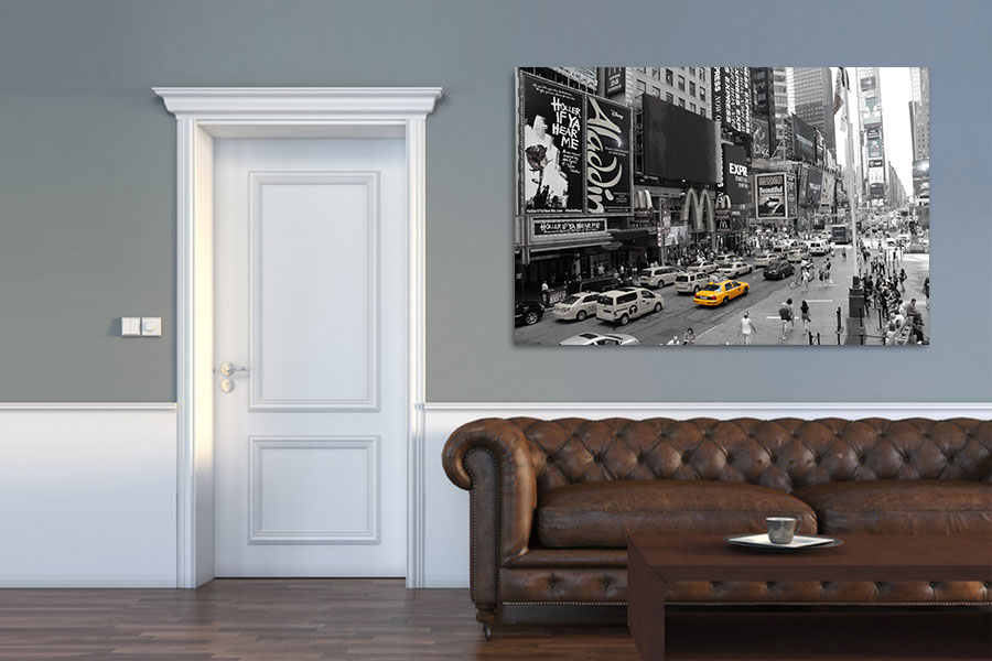 Canvas schilderij New York 80 x 60 cm