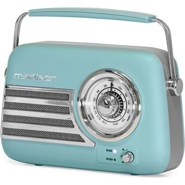 Radio Madison portable Freesound VR40 Vintage Bleu Mat