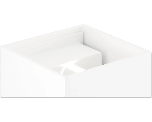 LED buitenwandlamp 6W 500 lm 3000K 10,3x10 cm wit