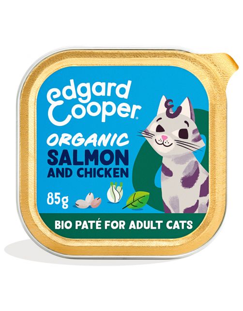 Edgard&Cooper Adult Paté Organic 85 g - Kattenvoer