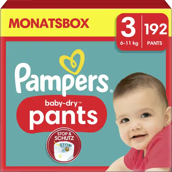 Baby Dry Pants Gr. 3 (6-11kg) Monatsbox