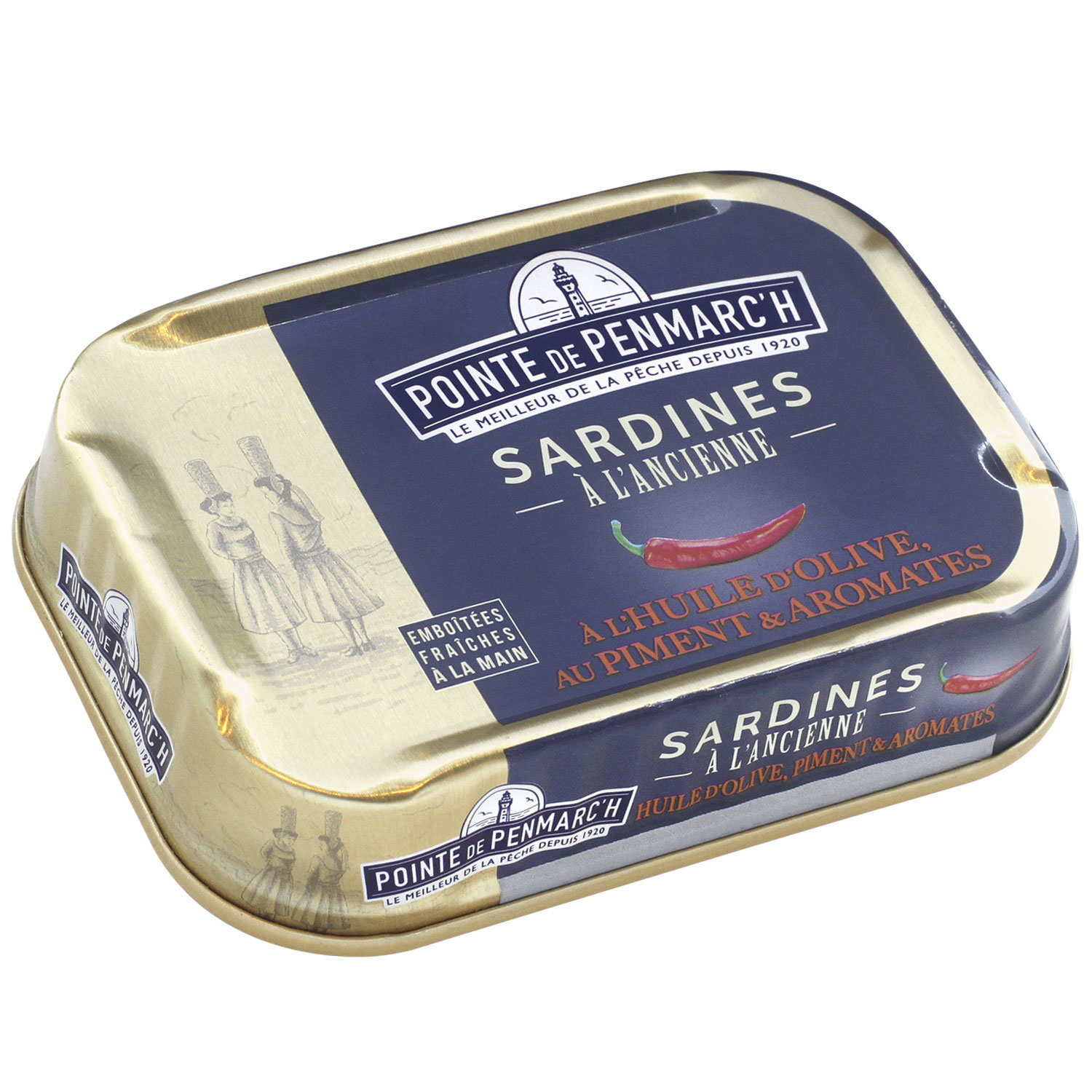 Sardines à l'ancienne à l'huile d'olive, aux piments et aux aromates
