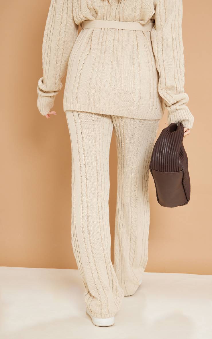 Avoine Pantalon De Maternité Évasé Large À Torsades