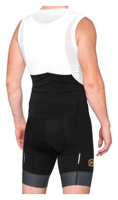 Cuissard Court 100% Exceeda Noir / Gris Charcoal