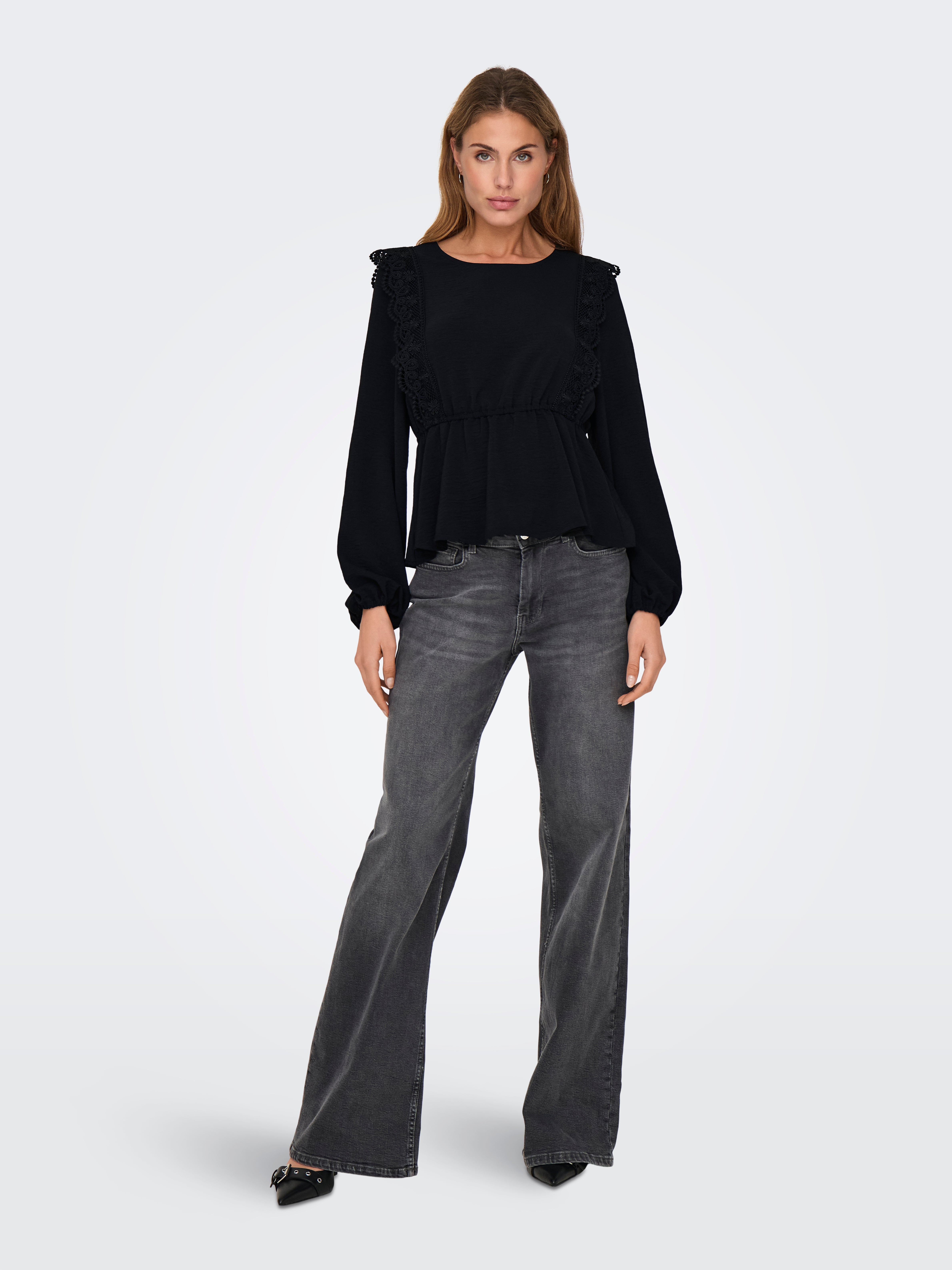 ONLMETTE Hemd Black