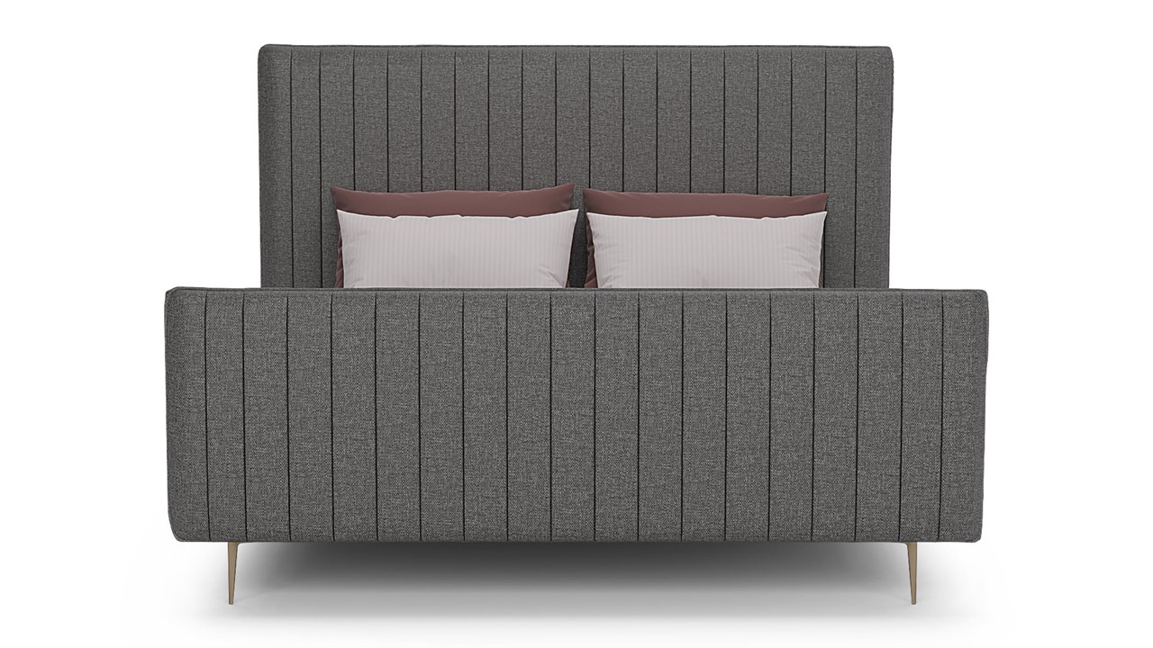 Bed Ruby - Linen touch dark grey