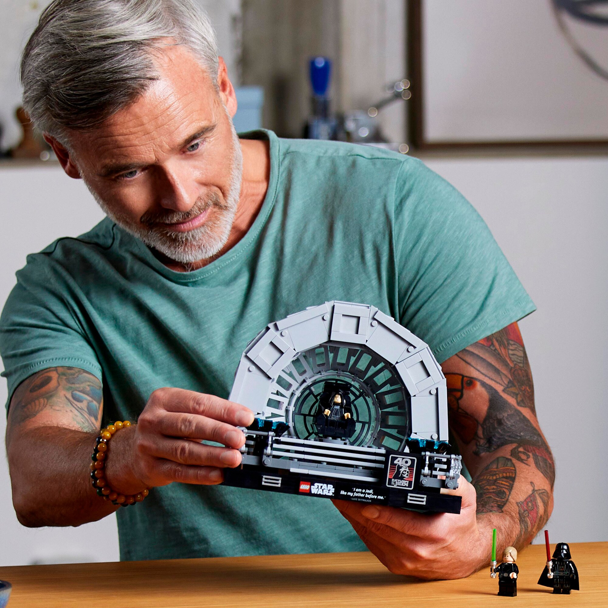 LEGO Konstruktionsspielzeug Star Wars Thronsaal des Imperators - Diorama
