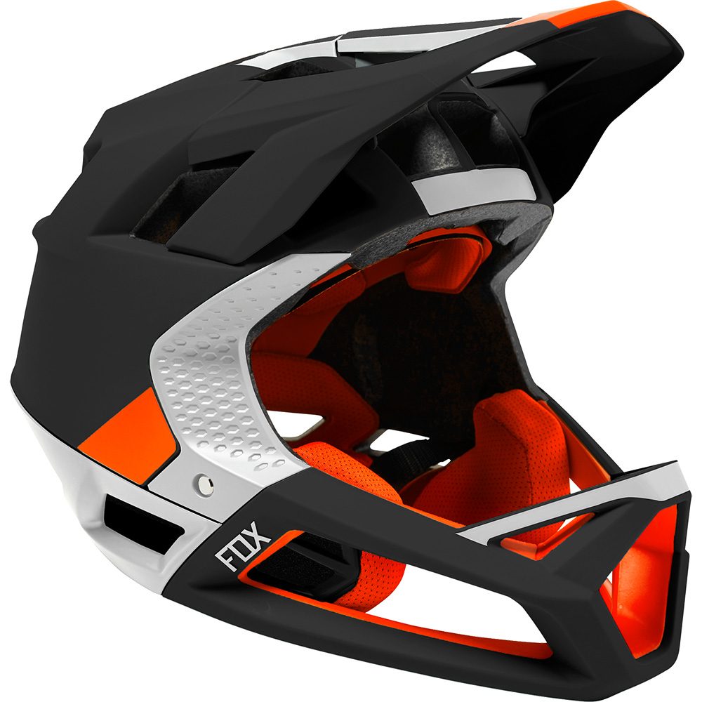 FOX Proframe Blocked Fullface Helm mattschwarz