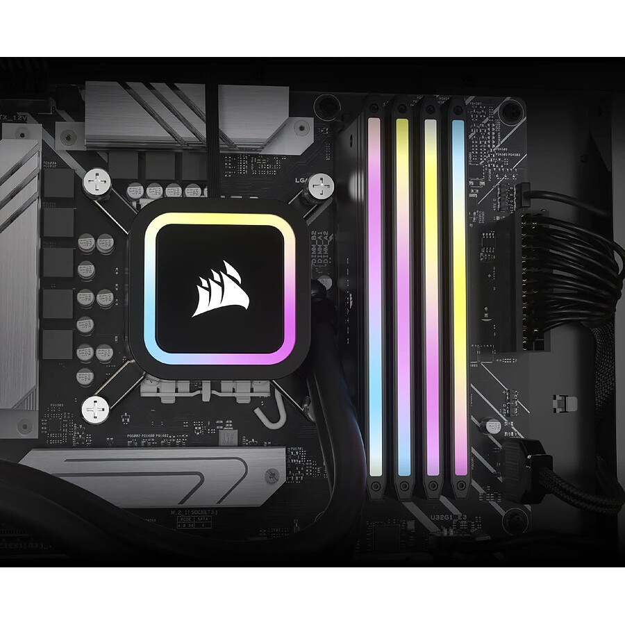 Corsair Dominator Titanium RGB DDR5 - Kit d'éclairage Noir