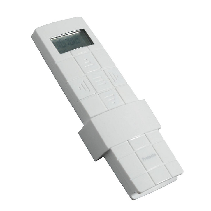 Volet roulant alu avec motorisation radio 135 x 120 cm blanc Protecta