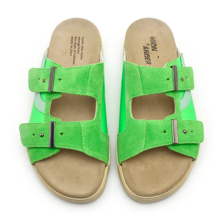 Hidnander Sandales Sundl | Vert fluo