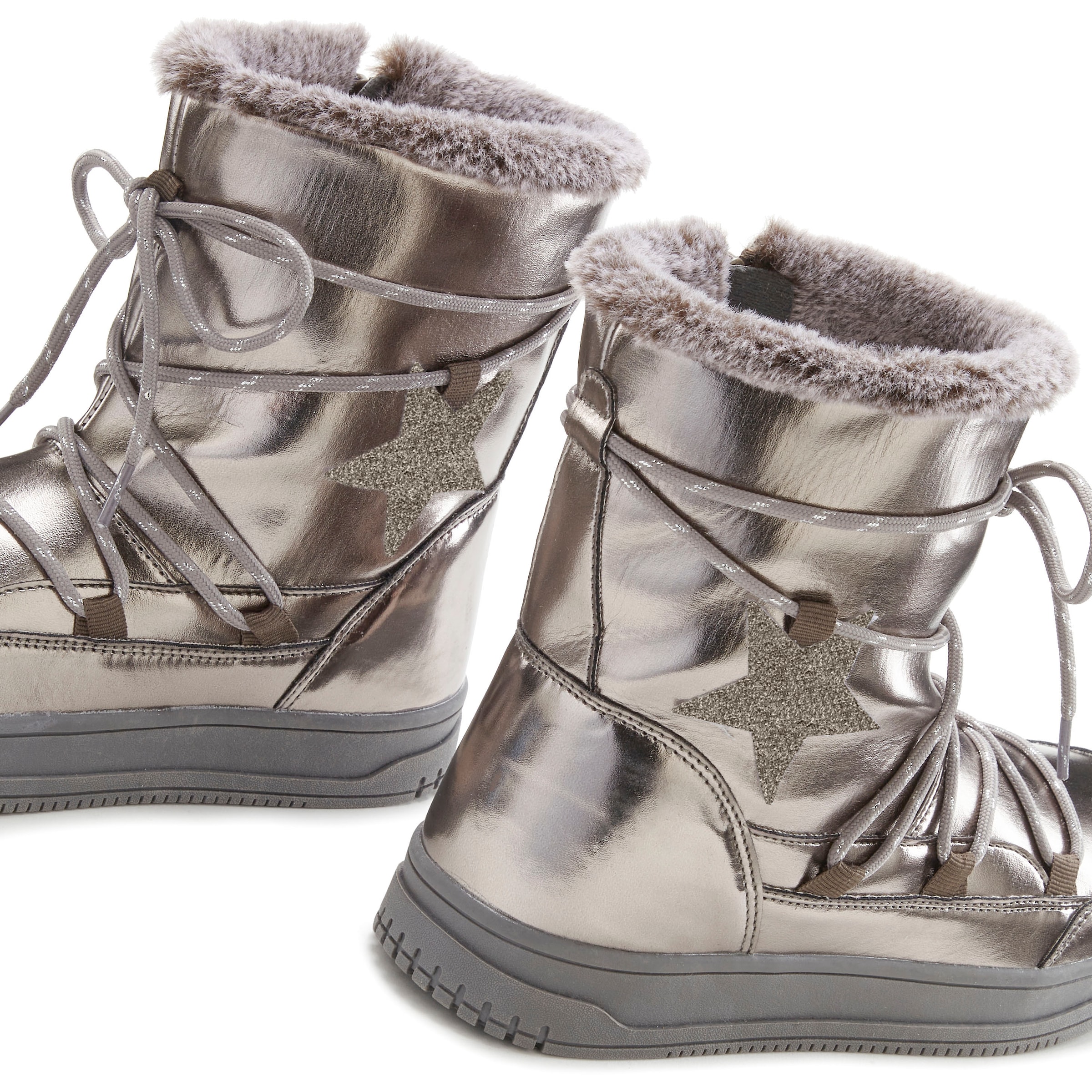 LASCANA Winterboots  mit Warmfutter & Glitzerdetail, Snow Boots, Winterstiefel, Stiefelette