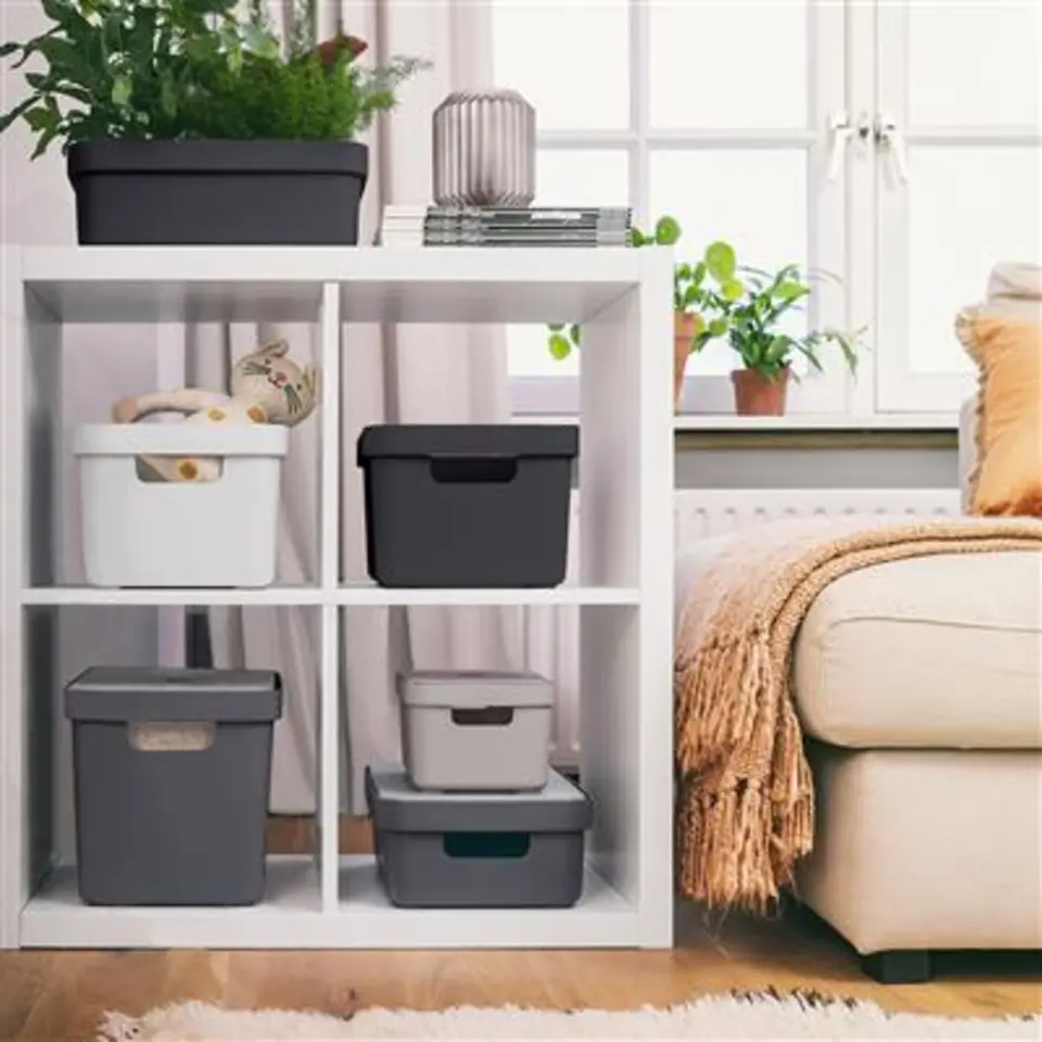Sigma home opbergbox 18L antraciet