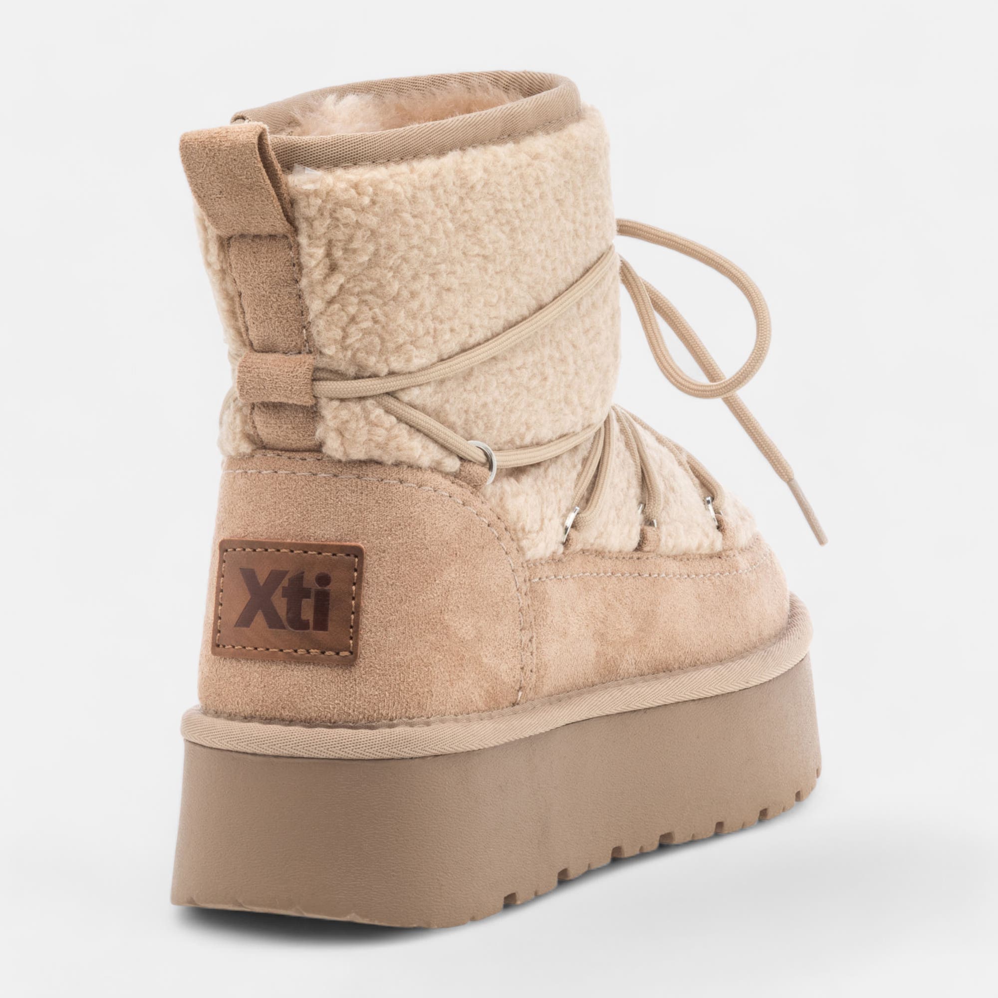 Boots Femme beige