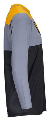 Maillot Manches Longues Kenny Charger Noir / Jaune / Gris