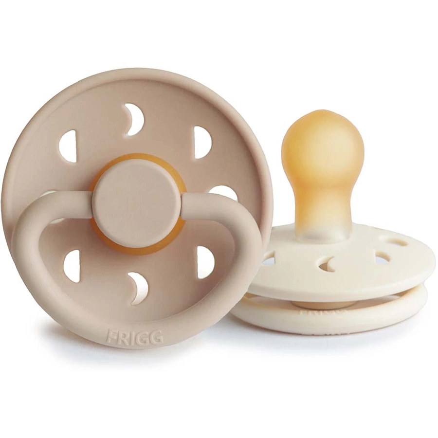 FRIGG Schnuller Moon Phase CreamCroissant 0-6 Monate