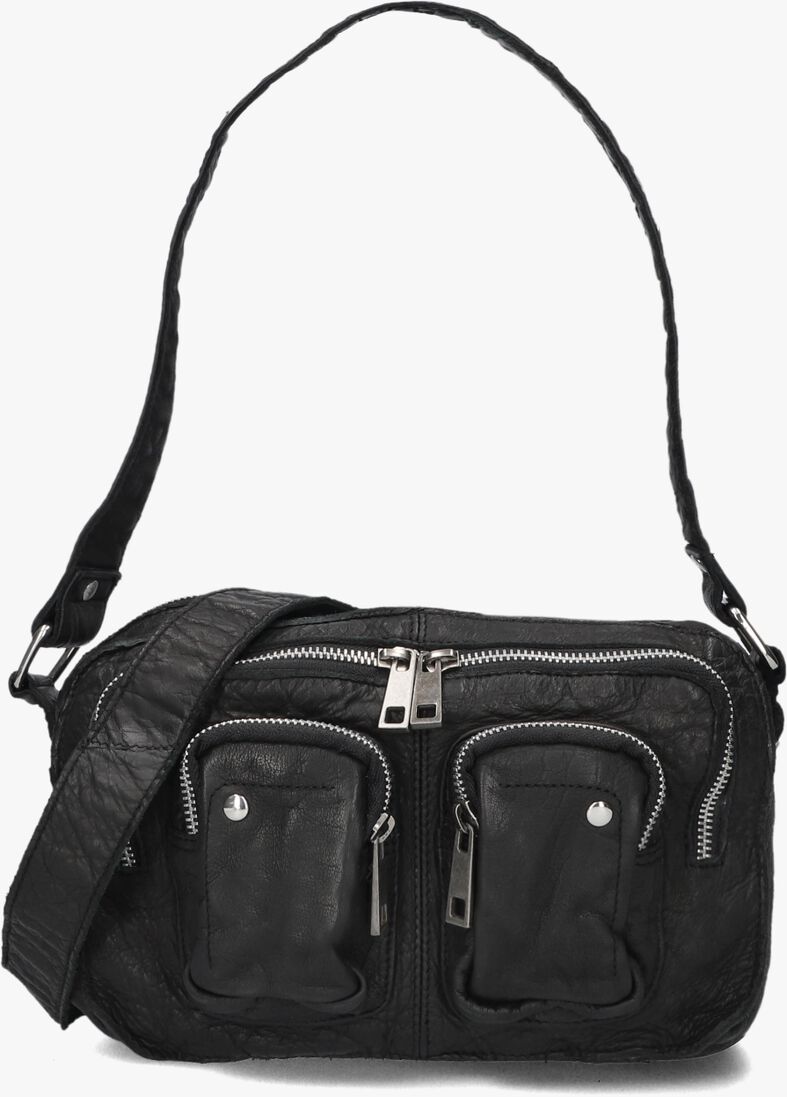 N\u00DANOO zwarte n&uacute;noo schoudertas ellie washed