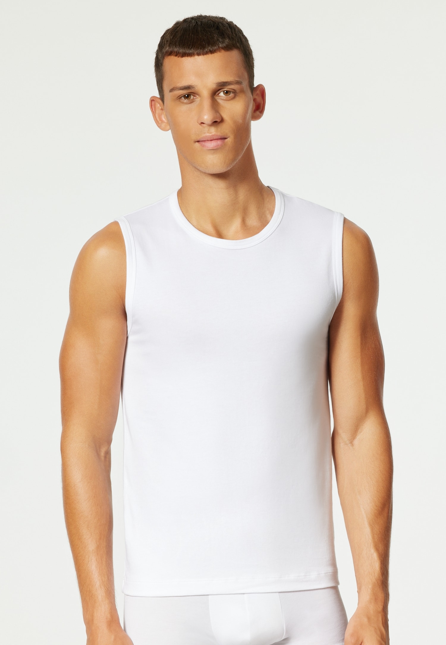 uncover by SCHIESSER Tanktop »Uncover Cotton«, Cotton-Mix, elastisch, breite Träger, Doppelpack